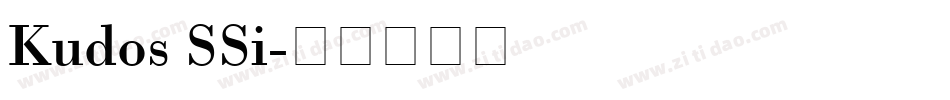 Kudos SSi字体转换